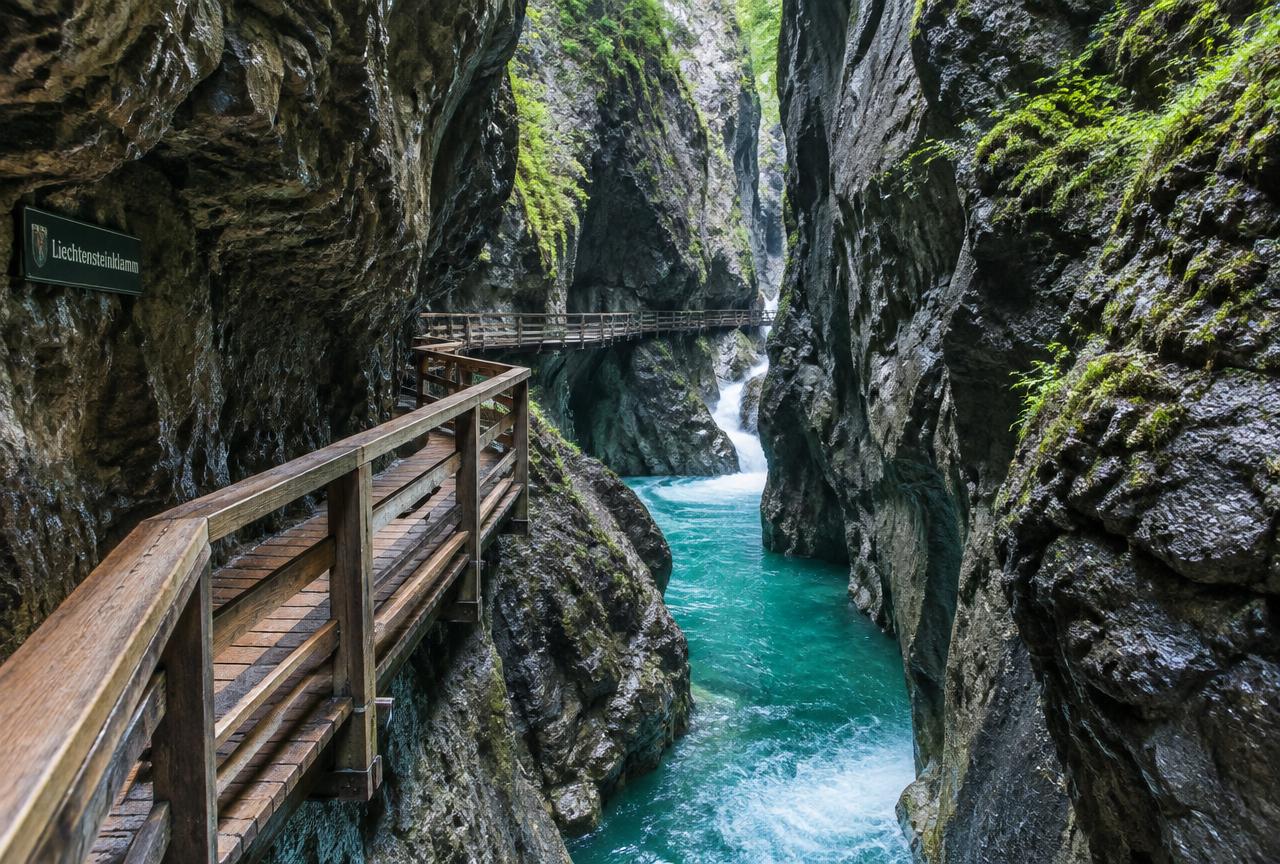 Liechtensteinklamm em St. Johann
