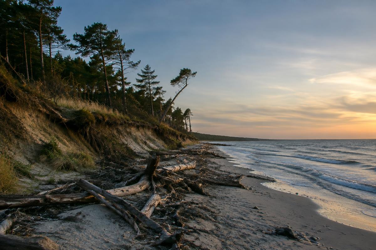 Streckelsberg e costa de Usedom