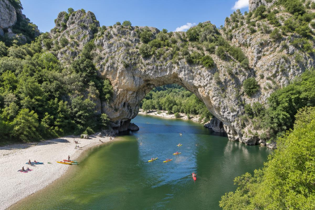 Pont d'Arc e miradouros do Ardèche