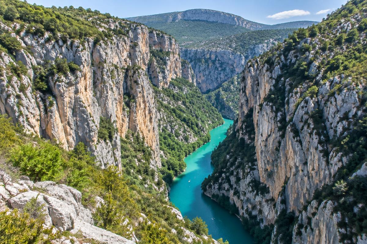 Gargantas do Verdon: Sentier Blanc-Martel
