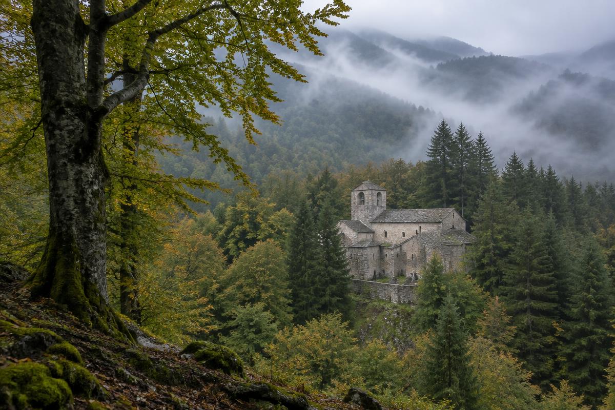 Monte Falterona — Nascente do Arno