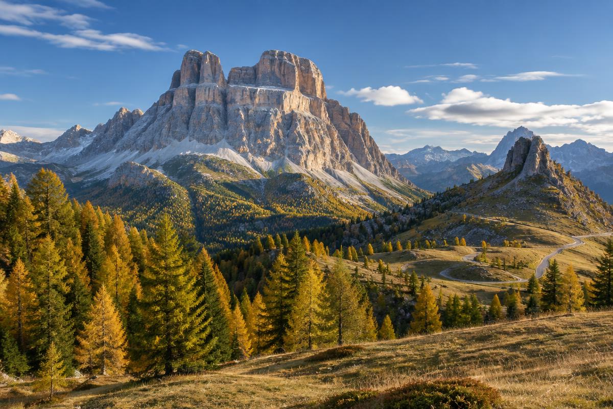 Passo Giau — Ra Gusela e Lastoni di Formin