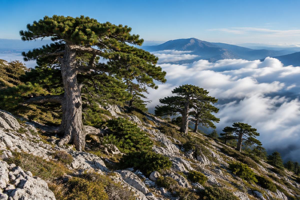 Pollino — Monte Pollino e pinheiros loricados