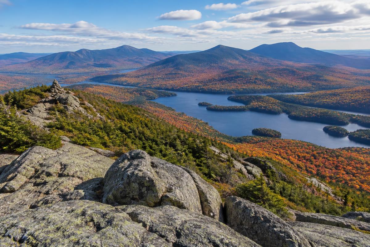 Indian Head sobre o Ausable Lake