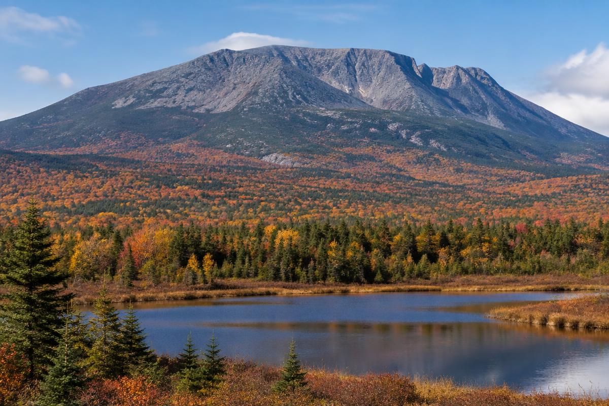 Katahdin pelo Hunt Trail