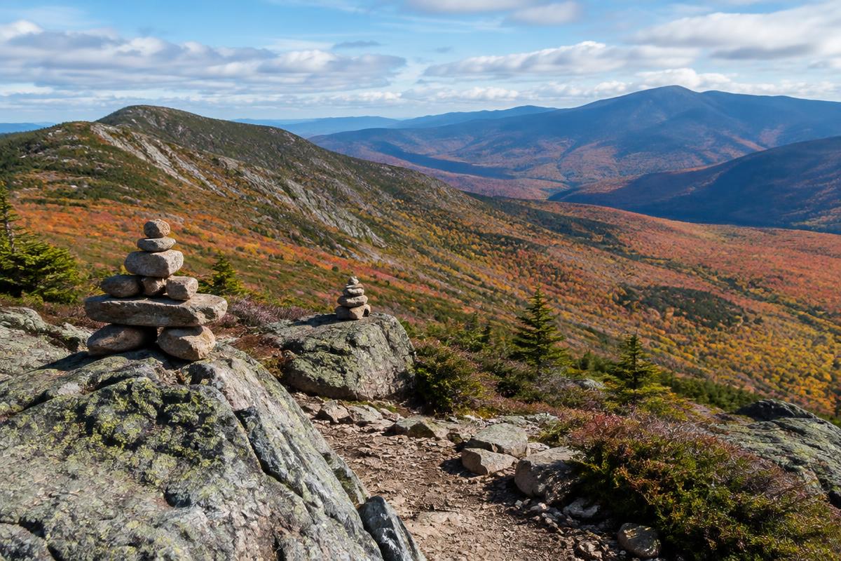Mount Chocorua pelo Champney Falls